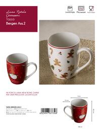 TAZZA NATALE BERGEN 340ML Tellini S.r.l. Ingrosso Abbigliamento
